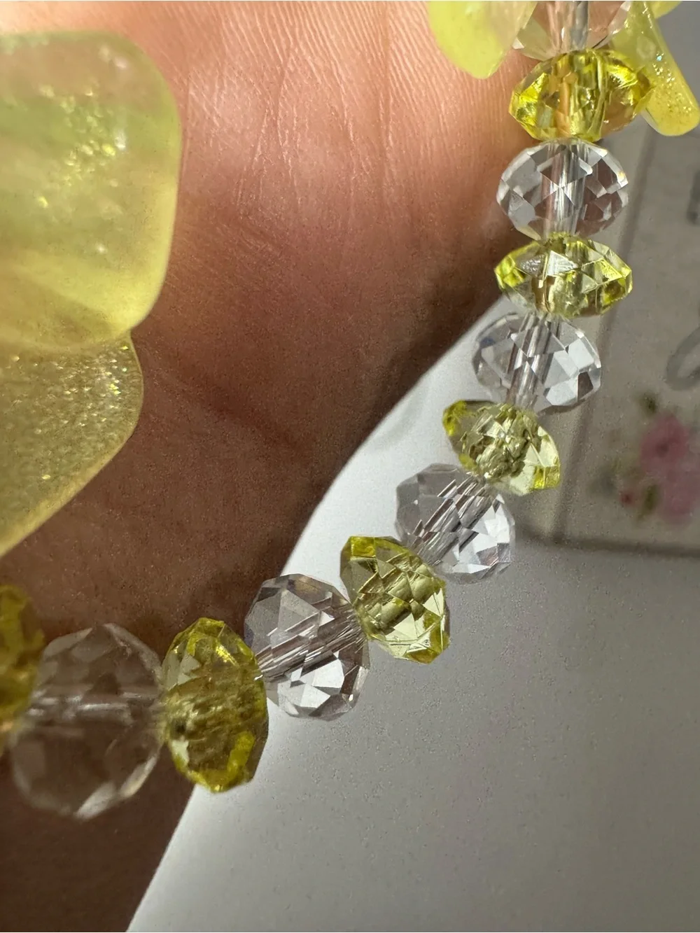 Bling Bling Crystal with Yellow Bow Phone/Key/Bag Chain #P1102